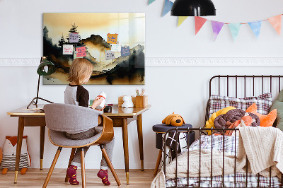 Magnet board Abstract landschap