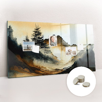 Magnet board Abstract landschap