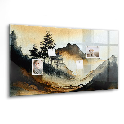 Magnet board Abstract landschap