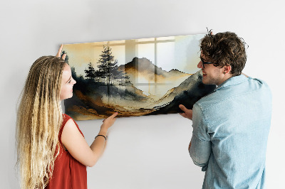 Magnet board Abstract landschap