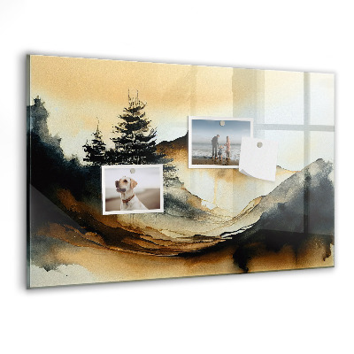 Magnet board Abstract landschap