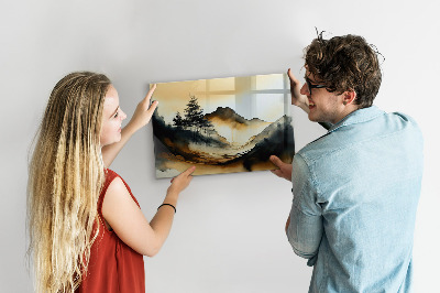 Magnet board Abstract landschap