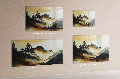 Magnet board Abstract landschap