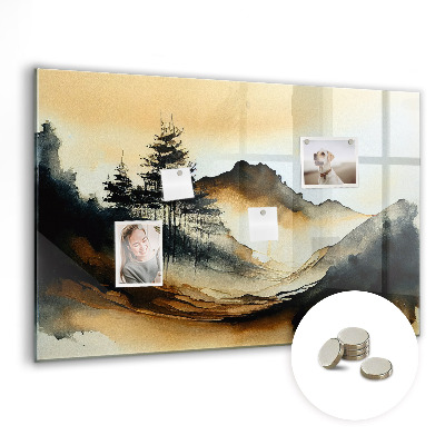 Magnet board Abstract landschap