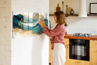 Magnetisch wandbord Berglandschap