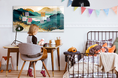 Magnetisch wandbord Berglandschap