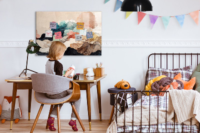 Memobord keuken Abstract landschap