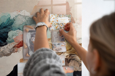 Memobord keuken Abstract landschap