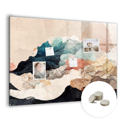 Memobord keuken Abstract landschap