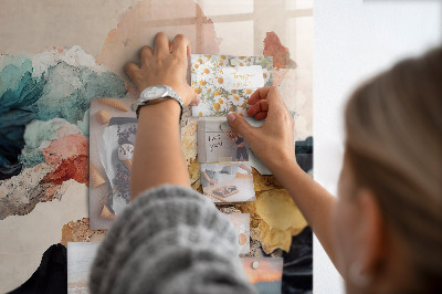 Memobord keuken Abstract landschap