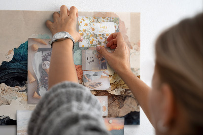 Memobord keuken Abstract landschap