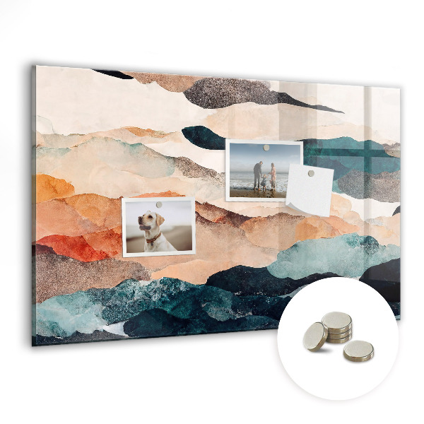 Magnet board Abstract landschap