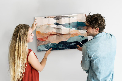 Magnet board Abstract landschap