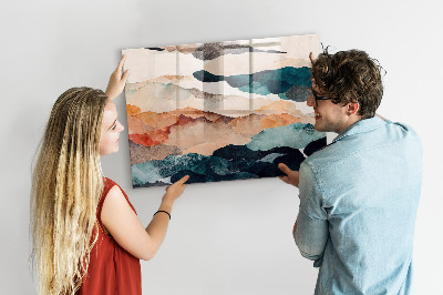 Magnet board Abstract landschap