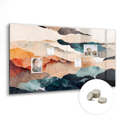 Magnet board Abstract landschap