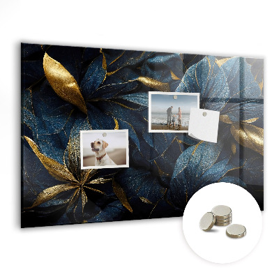 Magnetisch wandbord Decoratieve bloemen