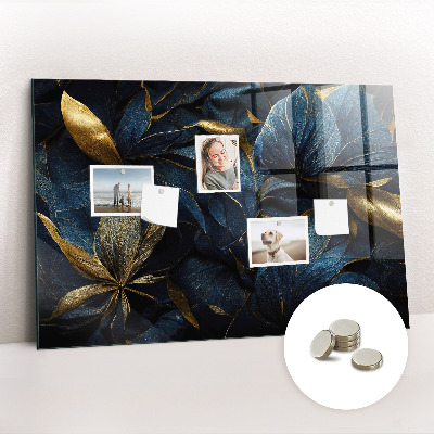 Magnetisch wandbord Decoratieve bloemen