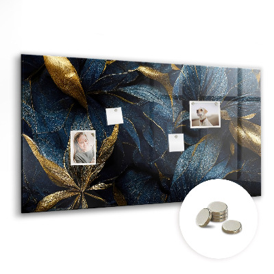 Magnetisch wandbord Decoratieve bloemen