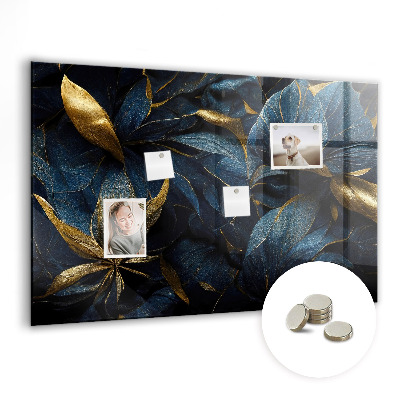 Magnetisch wandbord Decoratieve bloemen