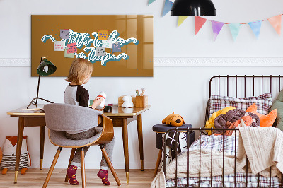 Memobord keuken Laten we op reis gaan