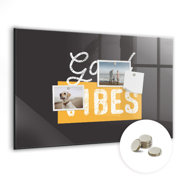 Magnetisch wandbord Motiverend citaat