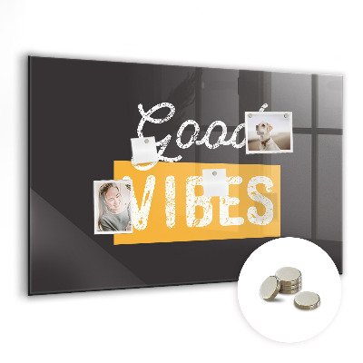 Magnetisch wandbord Motiverend citaat