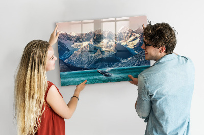 Magnetisch wandbord Walviswater