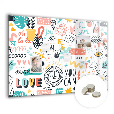 Magnet board Foto's schetsen