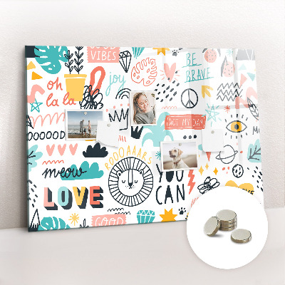 Magnet board Foto's schetsen