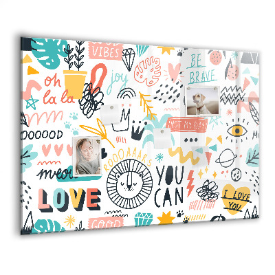 Magnet board Foto's schetsen