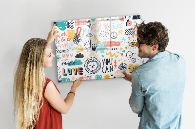 Magnet board Foto's schetsen