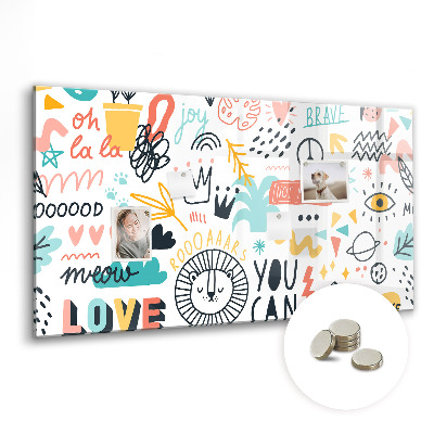 Magnet board Foto's schetsen