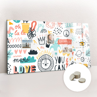 Magnet board Foto's schetsen