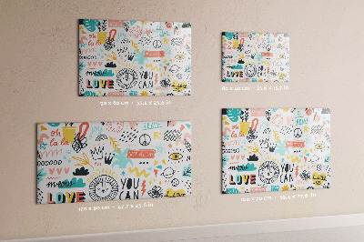 Magnet board Foto's schetsen