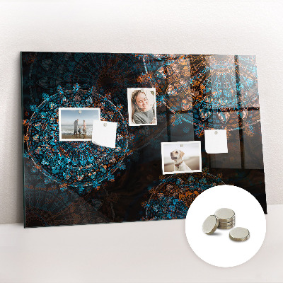 Magnetisch wandbord Mandala-patroon