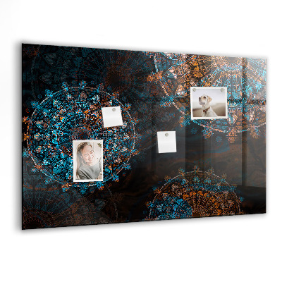 Magnetisch wandbord Mandala-patroon