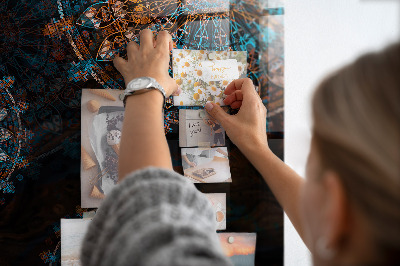 Magnetisch wandbord Mandala-patroon