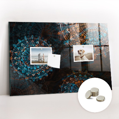 Magnetisch wandbord Mandala-patroon