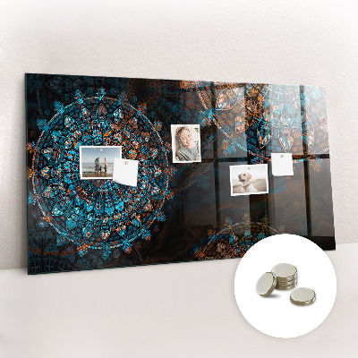 Magnetisch wandbord Mandala-patroon