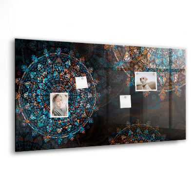 Magnetisch wandbord Mandala-patroon