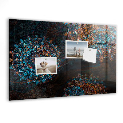 Magnetisch wandbord Mandala-patroon