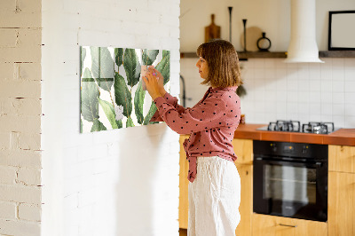 Memobord keuken Palmbladeren