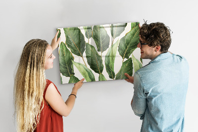 Memobord keuken Palmbladeren