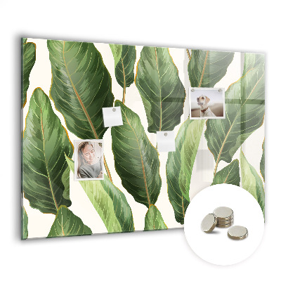 Memobord keuken Palmbladeren