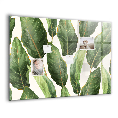 Memobord keuken Palmbladeren