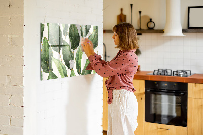 Memobord keuken Palmbladeren