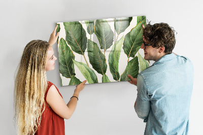 Memobord keuken Palmbladeren