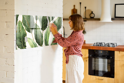 Memobord keuken Palmbladeren