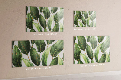 Memobord keuken Palmbladeren