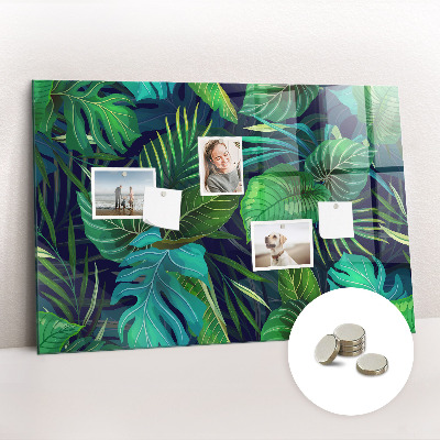 Magnet board Exotische bladeren